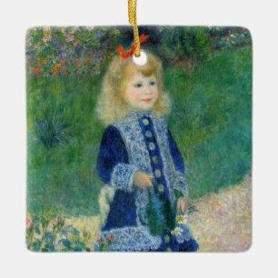 Pierre-Auguste Renoir - Een meisje met een watersc Keramisch Ornament