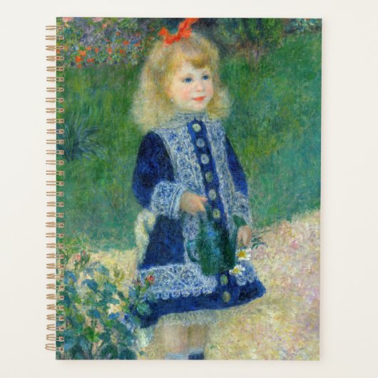 Pierre-Auguste Renoir - Een meisje met een watersc Planner (Voorkant)