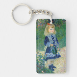 Pierre-Auguste Renoir - Een meisje met een watersc Sleutelhanger