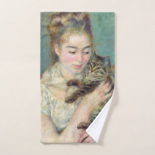 Pierre-Auguste Renoir - Femme avec chat