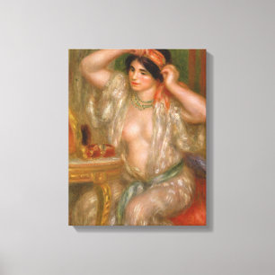 Pierre Auguste Renoir   Gabrielle aan de Mirror Canvas Afdruk
