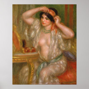 Pierre Auguste Renoir Gabrielle aan de Mirror Poster