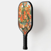 Pierre-Auguste Renoir Geraniums en katten Pickleball Paddle (Links)