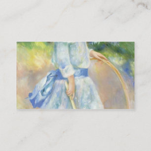 Pierre-Auguste Renoir-Girl met een Hoop Visitekaartje