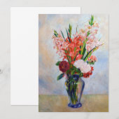 Pierre-Auguste Renoir - Gladioli Bedankkaart (Voorkant / Achterkant)