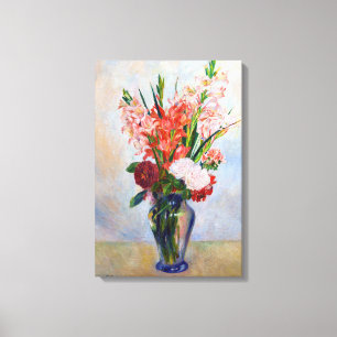 Pierre-Auguste Renoir - Gladioli Canvas Afdruk