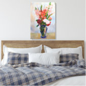 Pierre-Auguste Renoir - Gladioli Canvas Afdruk (Insitu (Slaapkamer))