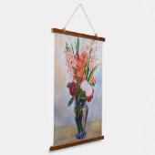 Pierre-Auguste Renoir - Gladioli Hangend Wandkleed (Gebogen)