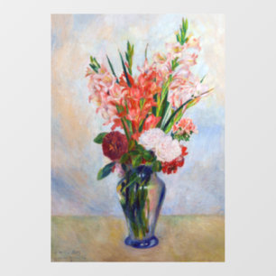 Pierre-Auguste Renoir - Gladioli Raamsticker