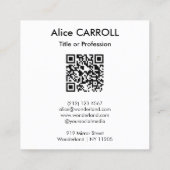 Pierre-Auguste Renoir - Grid Collage - QR-code Vierkante Visitekaartje (Achterkant)