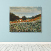 Pierre Auguste Renoir Harvest in Berneval Canvas Afdruk (Insitu (Houten vloer))