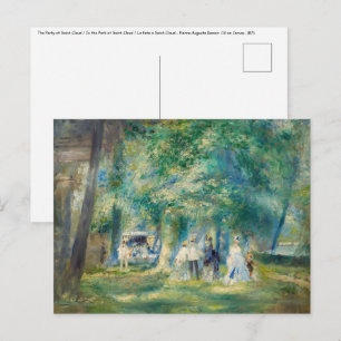 Pierre-Auguste Renoir - Het Feest bij Saint-Cloud Briefkaart