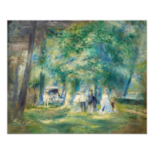 Pierre-Auguste Renoir - Het Feest bij Saint-Cloud Foto Afdruk