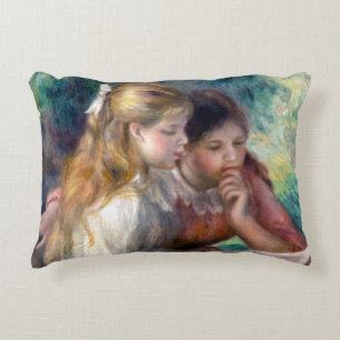 Pierre-Auguste Renoir - Het lezen Accent Kussen