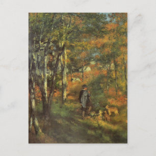  Pierre Auguste Renoir Hunting in de Fores Briefkaart