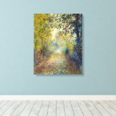 Pierre-Auguste Renoir - In de Bossen Canvas Afdruk (Insitu (Houten vloer))