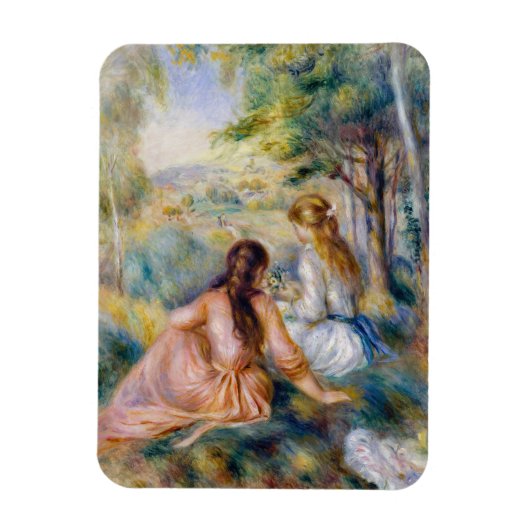 Pierre-Auguste Renoir - In de wei Magneet (Verticaal)