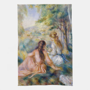Pierre-Auguste Renoir - In de wei Theedoek