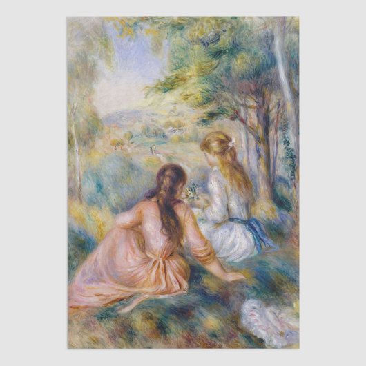 Pierre-Auguste Renoir - In de wei Tissuepapier