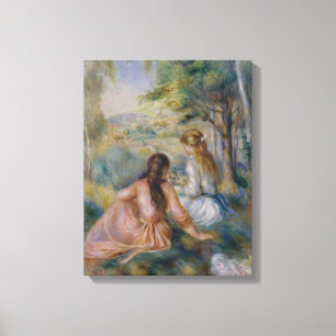 Pierre Auguste Renoir   In de weide Canvas Afdruk