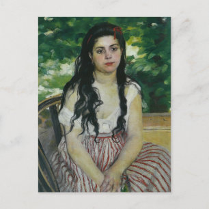 Pierre-Auguste Renoir- In zomer (zigeuner) Briefkaart