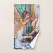 Pierre Auguste Renoir - Jeunes filles au piano (Serviette à main)