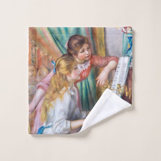 Pierre Auguste Renoir - Jeunes filles au piano (Gant de toilette)