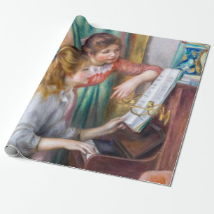 Pierre Auguste Renoir - Jonge meisjes aan de Piano Cadeaupapier