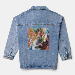 Pierre Auguste Renoir - Jonge meisjes aan de Piano Denim Jacket