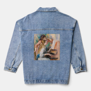 Pierre Auguste Renoir - Jonge meisjes aan de Piano Denim Jacket