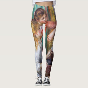 Pierre Auguste Renoir - Jonge meisjes aan de Piano Leggings