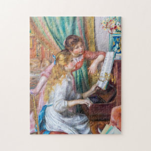 Pierre Auguste Renoir - Jonge meisjes aan de Piano Legpuzzel