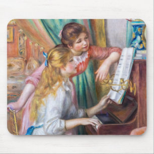 Pierre Auguste Renoir - Jonge meisjes aan de Piano Muismat