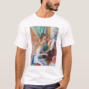 Pierre Auguste Renoir - Jonge meisjes aan de Piano T-shirt
