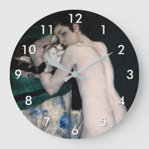 Pierre-Auguste Renoir - Jongen met een Kat Grote Klok
