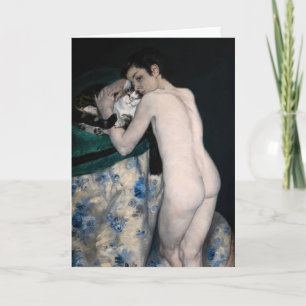 Pierre-Auguste Renoir - Jongen met een kat Kaart