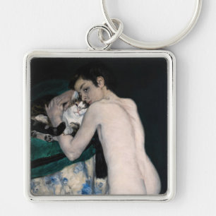Pierre-Auguste Renoir - Jongen met een Kat Sleutelhanger