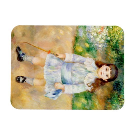 Pierre-Auguste Renoir - Kind met een zweep Magneet (Horizontaal)