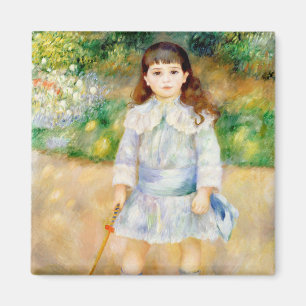 Pierre-Auguste Renoir - Kind met een zweep Magneet