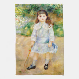 Pierre-Auguste Renoir - Kind met een zweep Theedoek