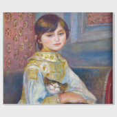 Pierre-Auguste Renoir - Kind met Kat Cadeaupapier (Vlak)