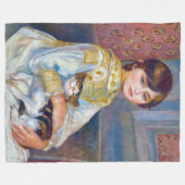 Pierre-Auguste Renoir - Kind met Kat Fleece Deken (Voorkant (Horizontaal))