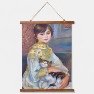 Pierre-Auguste Renoir - Kind met Kat Hangend Wandkleed