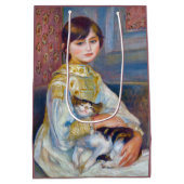 Pierre-Auguste Renoir - Kind met Kat Medium Cadeauzakje (Achterkant)