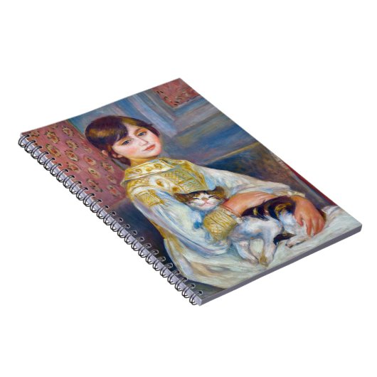 Pierre-Auguste Renoir - Kind met Kat Notitieboek (Rechterzijde)