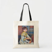 Pierre-Auguste Renoir - Kind met Kat Tote Bag (Voorkant)