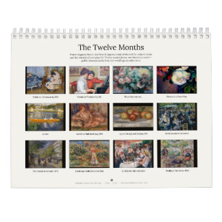 Pierre-Auguste Renoir Kunstkalender voor aan de mu Kalender