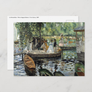 Pierre-Auguste Renoir - La Grenouillere Briefkaart