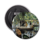 Pierre-Auguste Renoir - La Grenouillere Button Flesopener (Voorkant)