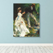 Pierre-Auguste Renoir - La Promenade Canvas Afdruk (Insitu (Houten vloer))